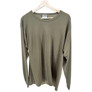 Medalist Men's XL Long Sleeve Army Green Shirt Base Layering Lining Military